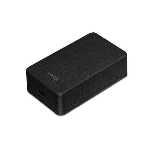 UNIQ Φορτιστής δικτύου Versa Slim USB-C PD 18W + καλώδιο USB-C σε USB-C μαύρο/χακί μαύρο (LITHOS Collective) - Image 2