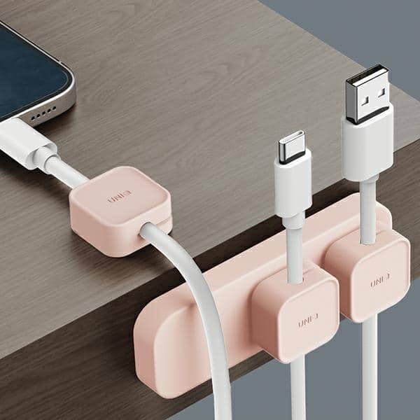 UNIQ Pod Mag μαγνητικός οργανωτής καλωδίων + βάση γκρι/γκρι κιμωλίας - Image 3