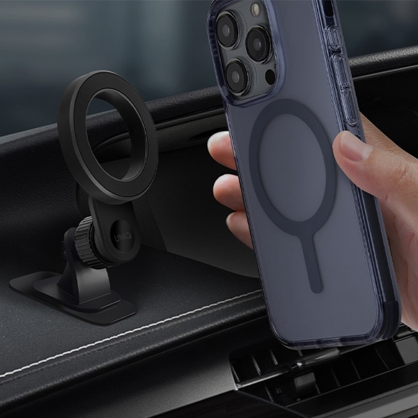 UNIQ μαγνητικός στήριγμα αυτοκινήτου Trelix Car Dash Mount μαύρο/μεσονύκτιο μαύρο - Image 6