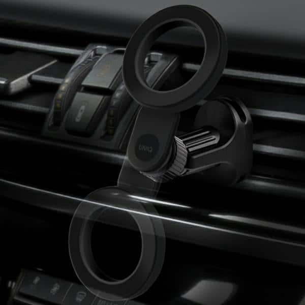 UNIQ μαγνητική βάση αυτοκινήτου Trelix Car Air Vent Mount μαύρη/μεσονύκτιο μαύρο - Image 4