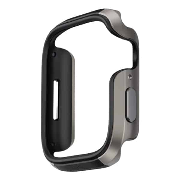 UNIQ θήκη Valencia Apple Watch Series 46mm ασημί/τιτάνιο silver - Image 4