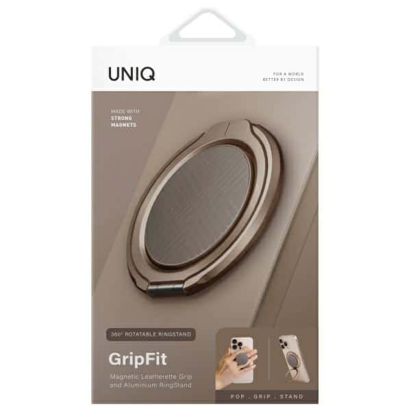 UNIQ Gripfit 360 Magnetic Mount&Kickstand μαγνητική βάση γκρι/flint grey - Image 2