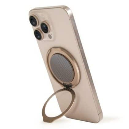 UNIQ Gripfit 360 Magnetic Mount&Kickstand μαγνητική βάση γκρι/flint grey