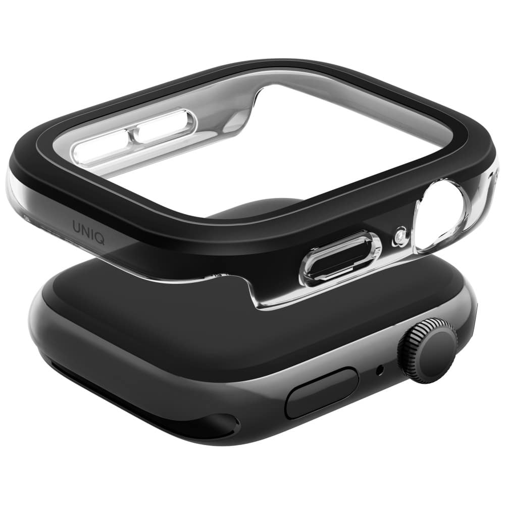 UNIQ Voute θήκη για Apple Watch Series 10 42mm tempered glass μαύρο - Image 2