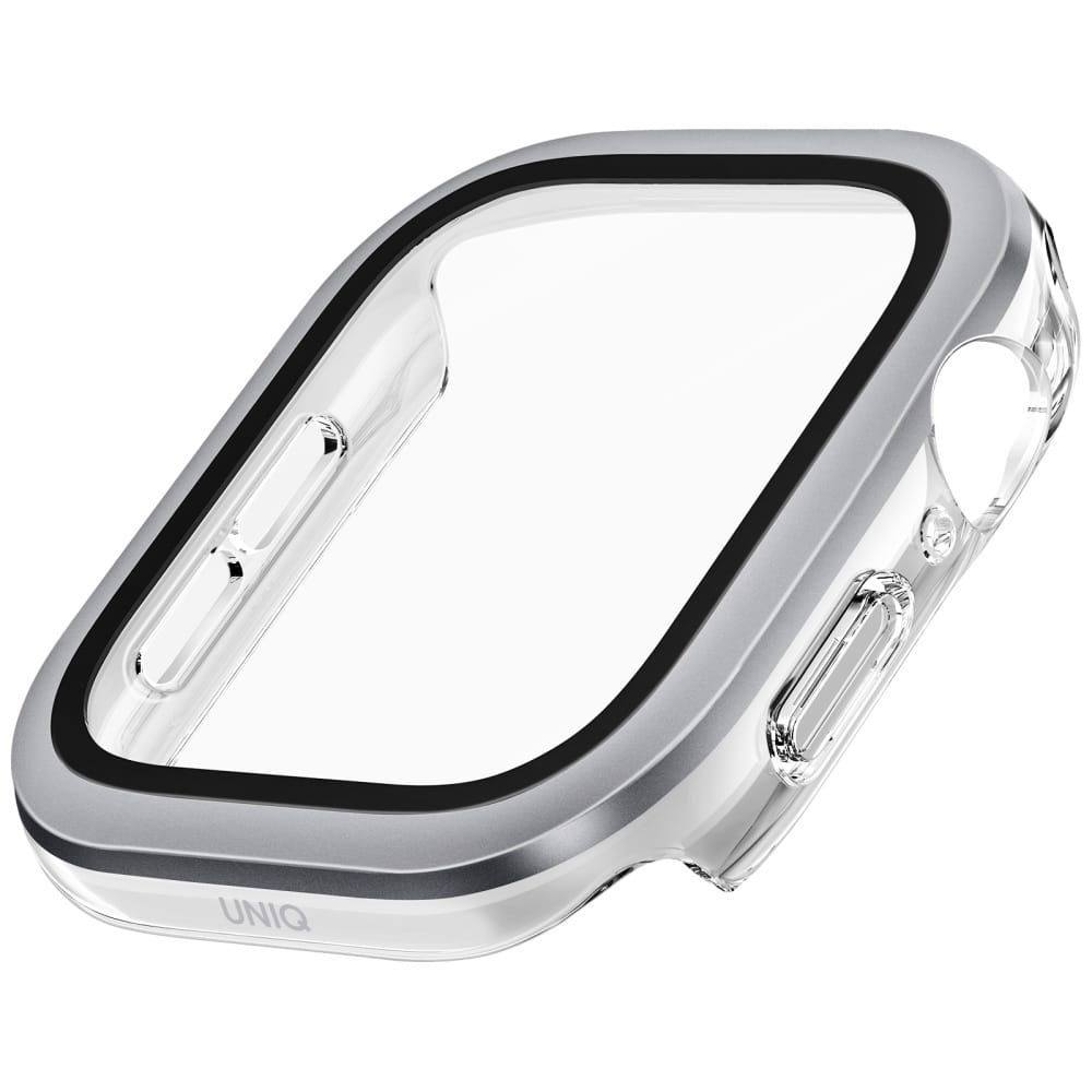 UNIQ Voute θήκη για Apple Watch Series 10 46mm tempered glass ασημί - Image 4