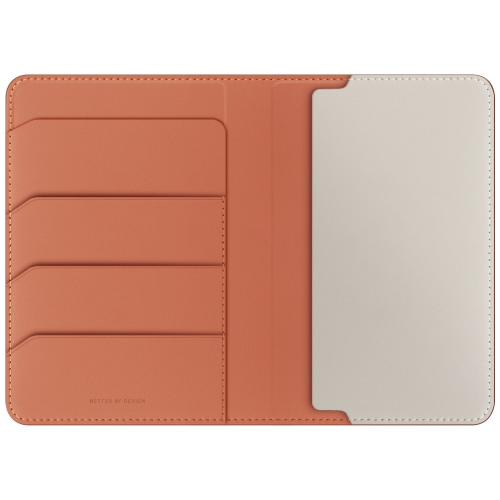 UNIQ θήκη διαβατηρίου με μπλοκάρισμα RFID terracotta ελεφαντόδοντο - Image 2