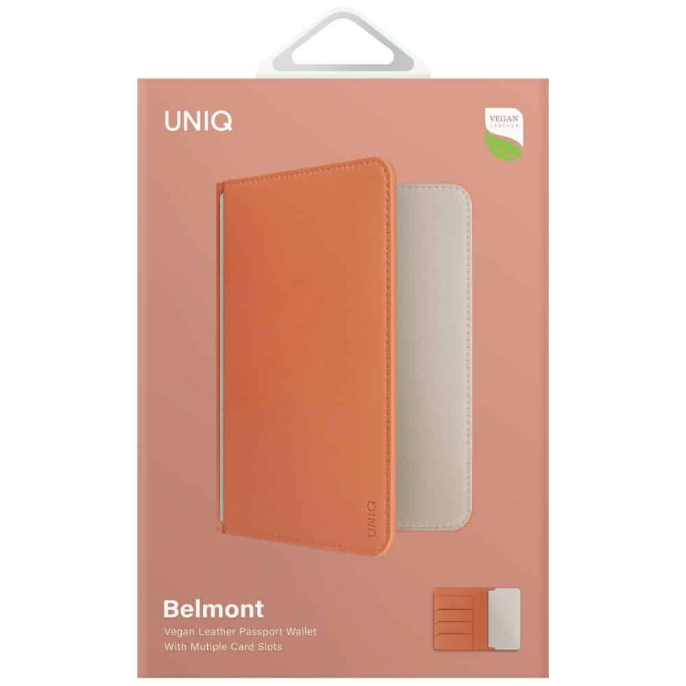 UNIQ θήκη διαβατηρίου με μπλοκάρισμα RFID terracotta ελεφαντόδοντο - Image 6
