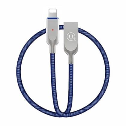 USAMS Καλώδιο power-off U-Sun Lightning μπλε 1,9μ IPYSUSB202 (US-SJ170)