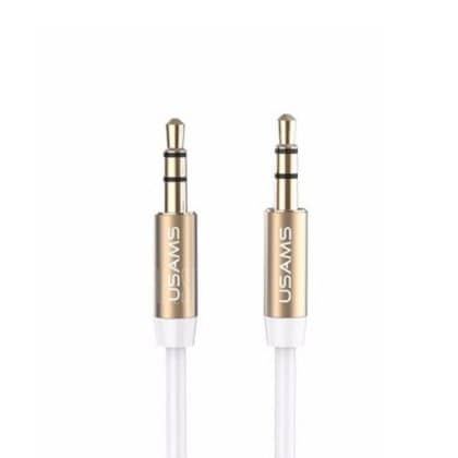 USAMS αντάπτορας ήχου jack 3,5m - 3,5m 1m λευκός/white YP102 (YP-01)