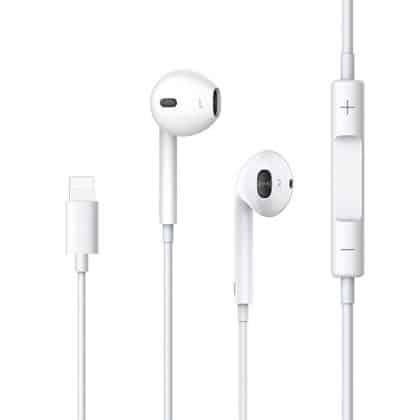 USAMS Στερεοφωνικά ακουστικά EP-24 lightning iPhone 7/8/X/XS/XS Max/XR λευκό