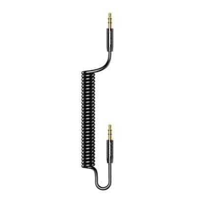 USAMS αντάπτορας ήχου 3,5mm - 3,5mm 1,2m μαύρος
