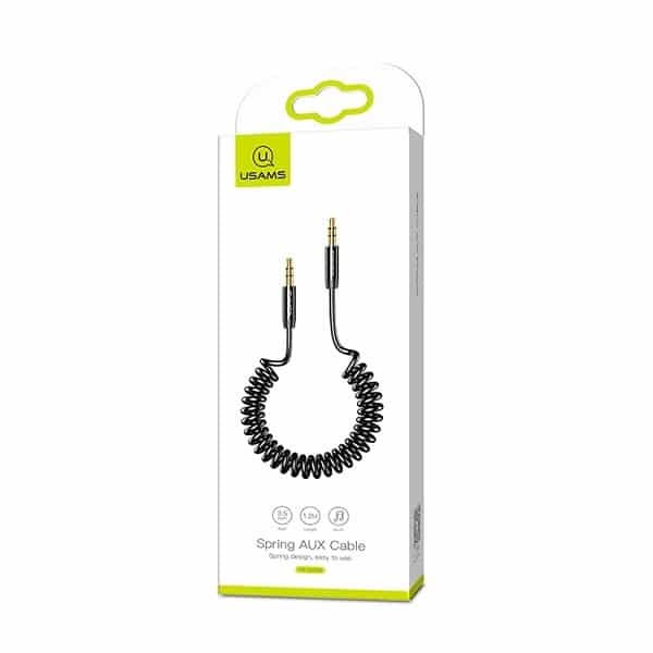 USAMS αντάπτορας ήχου 3,5mm - 3,5mm 1,2m μαύρος - Image 4