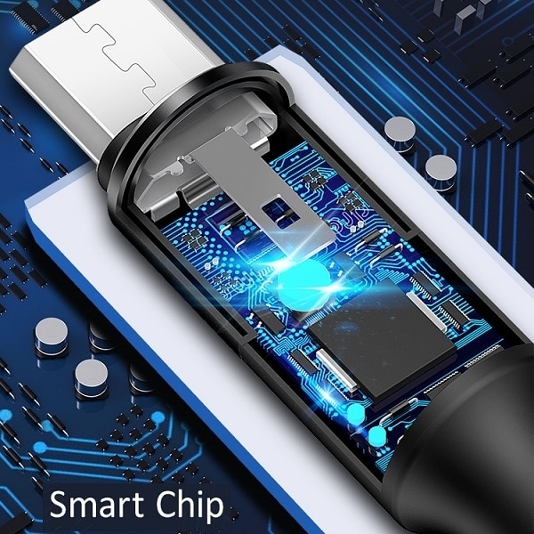 USAMS Καλώδιο πλεγμένο U5 2A micro USB 1,2m κόκκινο - Image 3