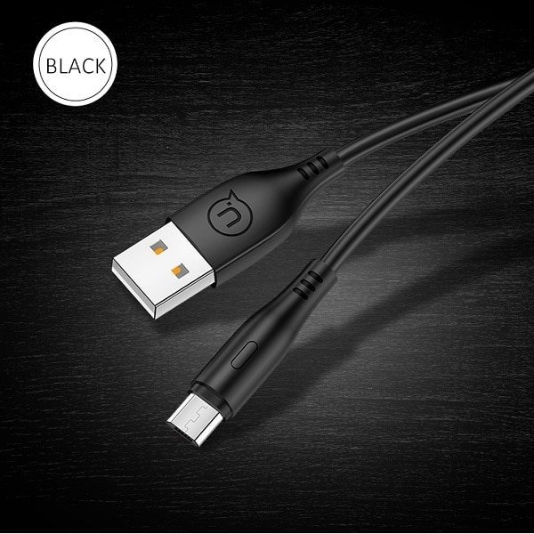 USAMS Καλώδιο U18 microUSB 2A Γρήγορη Φόρτιση 1m μαύρο - Image 5