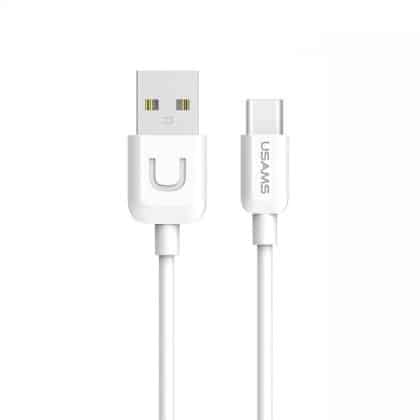 USAMS Καλώδιο U-Turn USB-C 1m λευκό