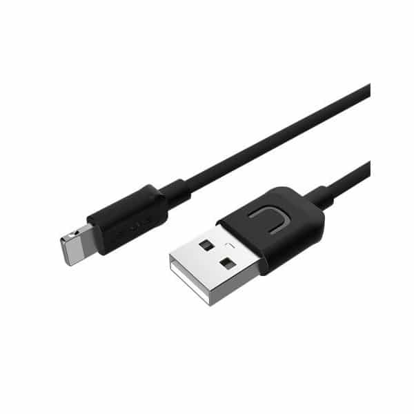 USAMS Καλώδιο U-Turn lightning 1m μαύρο/black 2A IPUSBXD01 (US-SJ097) - Image 3