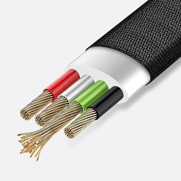 USAMS Καλώδιο πλεγμένο U-Light USB-C κόκκινο 1,2μ TCZSUSB04 (US-SJ184) - Image 3