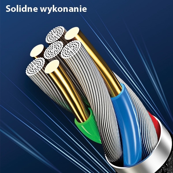 USAMS Καλώδιο πλεγμένο U-Tone microUSB 1.2m Power-off 2A Γρήγορη φόρτιση μαύρο - Image 5