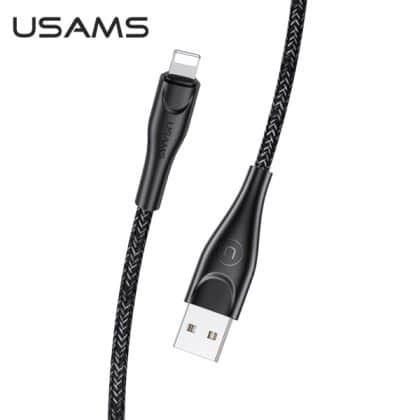 USAMS Καλώδιο πλεγμένο U41 lightning 3m 2A μαύρο