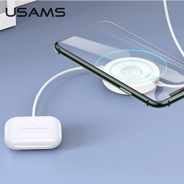 USAMS ασύρματη φόρτιση US-CC096 10W με καλώδιο lightning μαύρο - Image 5