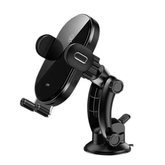 USAMS Αυτόματος ασύρματος φορτιστής US-CD131 15W για παρμπρίζ/ταμπλό μαύρος