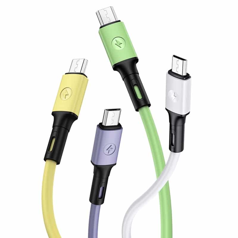 USAMS καλώδιο U52 microUSB 2A γρήγορης φόρτισης 1m μωβ - Image 3