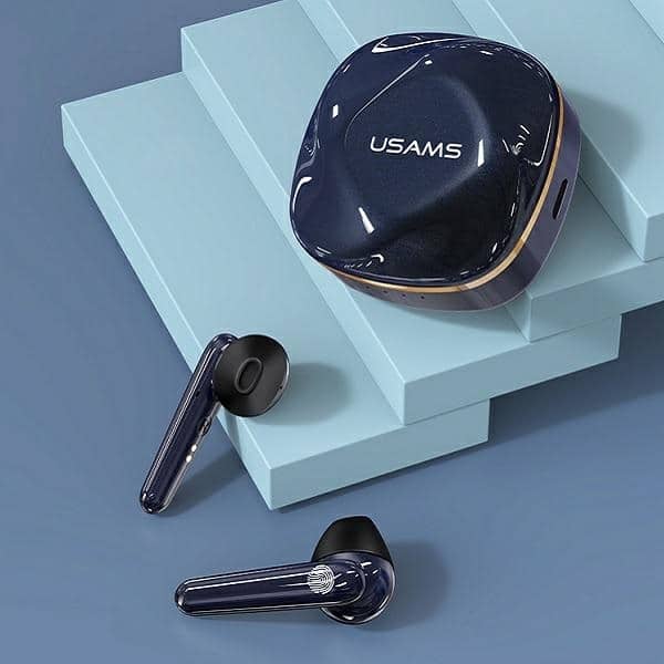 USAMS Ακουστικά Bluetooth 5.0 TWS SD σειρά ασύρματα μπλε/gem blue BHUSD02 - Image 2
