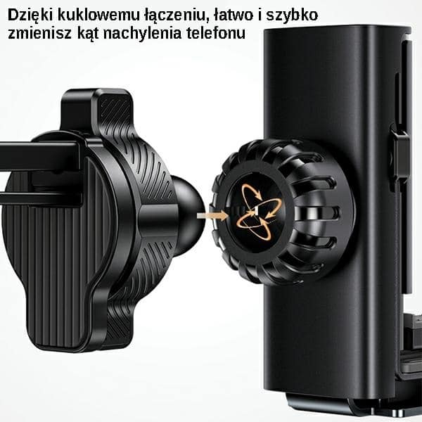 USAMS Βάση για γρίλια αερισμού Gravity μαύρη - Image 12