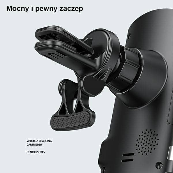USAMS Αυτόματος ασύρματος φορτιστής US-CD133 10W για αεραγωγό, πράσινος - Image 8