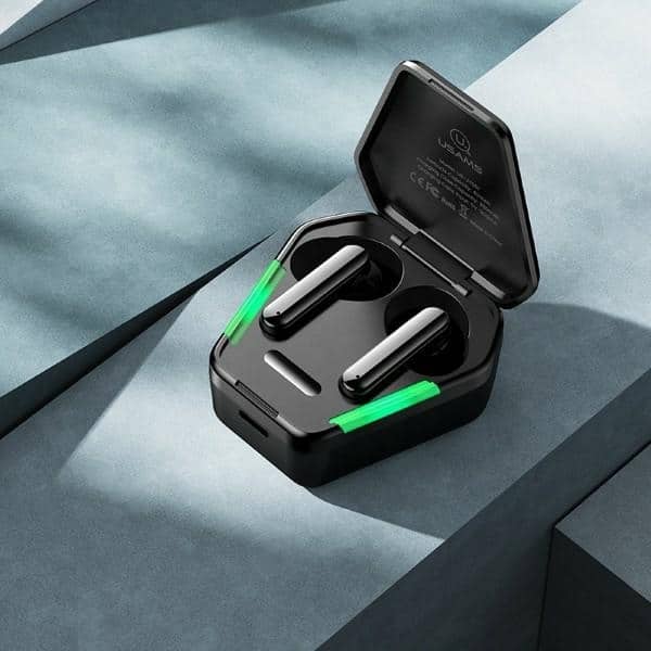 USAMS Ακουστικά Bluetooth 5.0 TWS JY σειρά Gaming earbuds ασύρματα μαύρο - Image 2