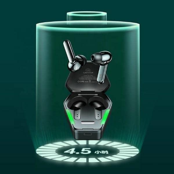 USAMS Ακουστικά Bluetooth 5.0 TWS JY σειρά Gaming earbuds ασύρματα μαύρο - Image 3