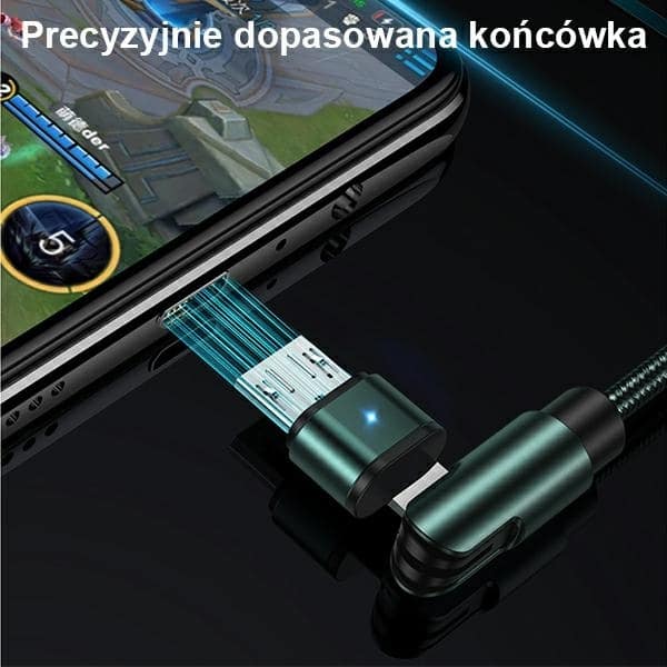 USAMS Καλώδιο πλεγμένο περιστροφικό U60 2A microUSB 1m πράσινο - Image 4