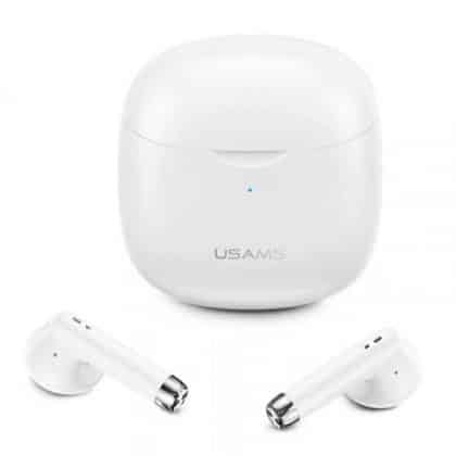 USAMS Ακουστικά Bluetooth 5.0 TWS IA σειράς ασύρματα λευκό/white BHUIA02 (US-IA04)