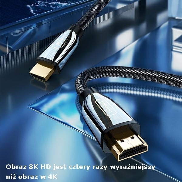 USAMS Καλώδιο HDMI - HDMI 3m Ultra HD U67 2.1 8K μαύρο/black - Image 3