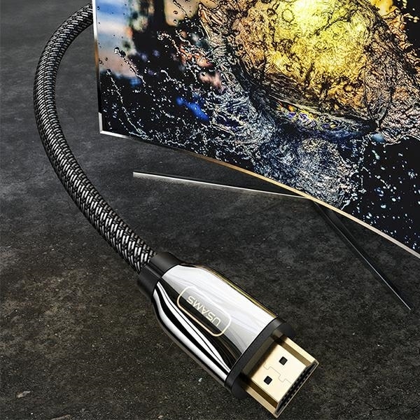 USAMS Καλώδιο HDMI - HDMI 3m Ultra HD U67 2.1 8K μαύρο/black - Image 4