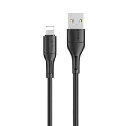 USAMS Καλώδιο U68 lightning 2A Γρήγορη Φόρτιση 1m μαύρο/black SJ500USB01 (US-SJ500)