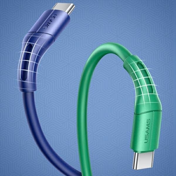 USAMS Καλώδιο U68 USB-C 2A Γρήγορη Φόρτιση 1m μπλε - Image 6