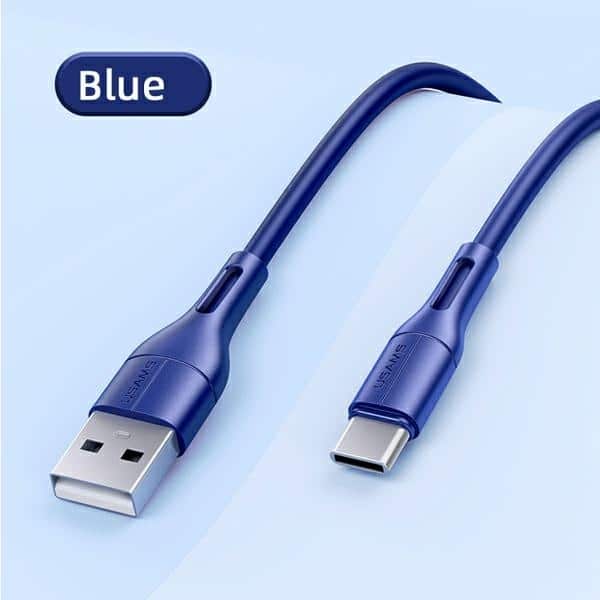 USAMS Καλώδιο U68 USB-C 2A Γρήγορη Φόρτιση 1m μπλε - Image 9
