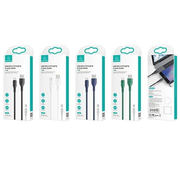 USAMS Καλώδιο U68 microUSB 2A Γρήγορη Φόρτιση 1m μαύρο - Image 10