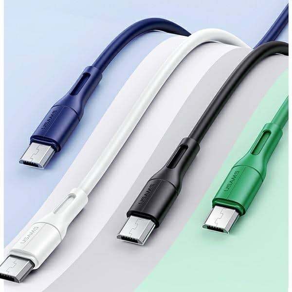 USAMS Καλώδιο U68 microUSB 2A Γρήγορη Φόρτιση 1m μαύρο - Image 2
