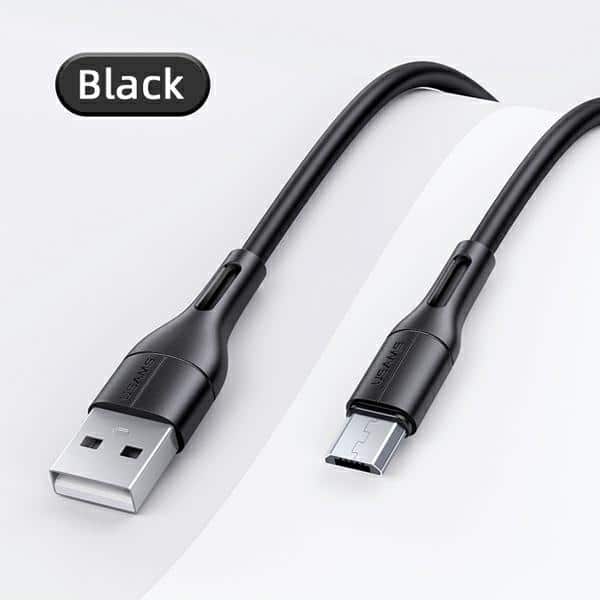 USAMS Καλώδιο U68 microUSB 2A Γρήγορη Φόρτιση 1m μαύρο - Image 9