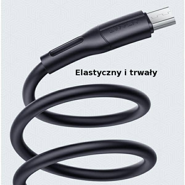 USAMS Καλώδιο U68 microUSB 2A Γρήγορη Φόρτιση 1m πράσινο - Image 5