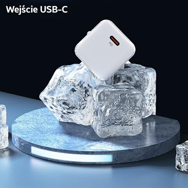 USAMS Φορτιστής δικτύου 1xUSB-C T45 mini 30W (μόνο κεφαλή) PD3.0 Γρήγορη φόρτιση μαύρος/black CC148TC01 (US-CC148) - Image 5