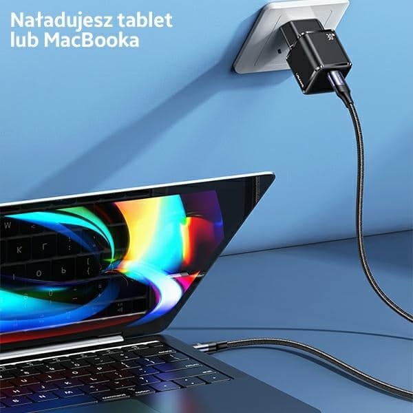 USAMS Φορτιστής δικτύου 1xUSB-C T45 mini 30W (μόνο κεφαλή) PD3.0 Γρήγορη φόρτιση μαύρος/black CC148TC01 (US-CC148) - Image 8