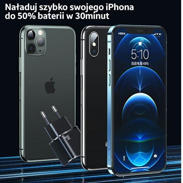 USAMS Φορτιστής δικτύου 1xUSB-C T45 mini 30W (μόνο κεφαλή) PD3.0 Γρήγορη φόρτιση μαύρος/black CC148TC01 (US-CC148) - Image 9