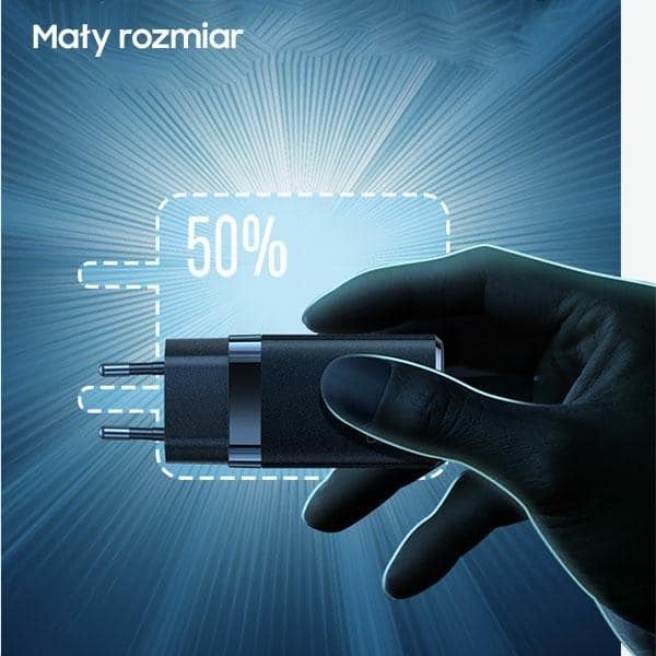 USAMS Φορτιστής δικτύου T41 USB-C+USB GaN 47W PD+QC (μόνο κεφαλή) Γρήγορη φόρτιση λευκό/white CC137TC02 (US-CC137) - Image 4