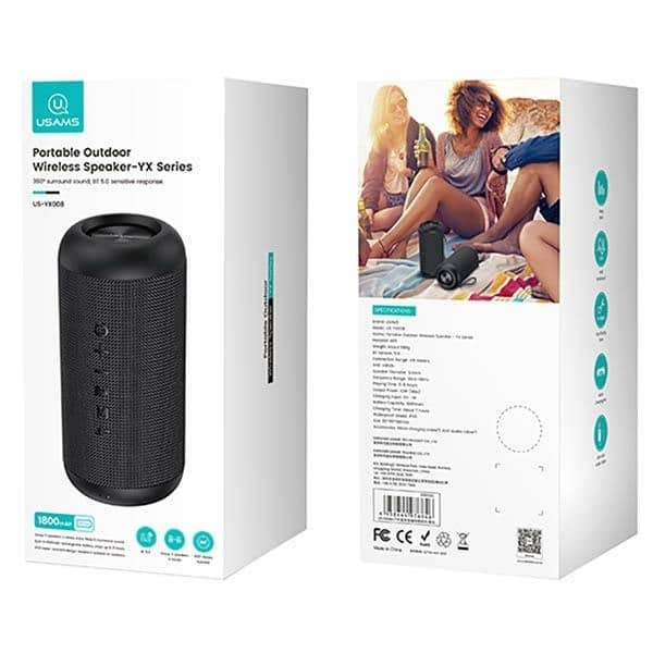 USAMS Ηχείο YX Series Bluetooth 5.0 10W Φορητό Υπαίθριο Ασύρματο Ηχείο YX8YG01 (US-YX008) - Image 9