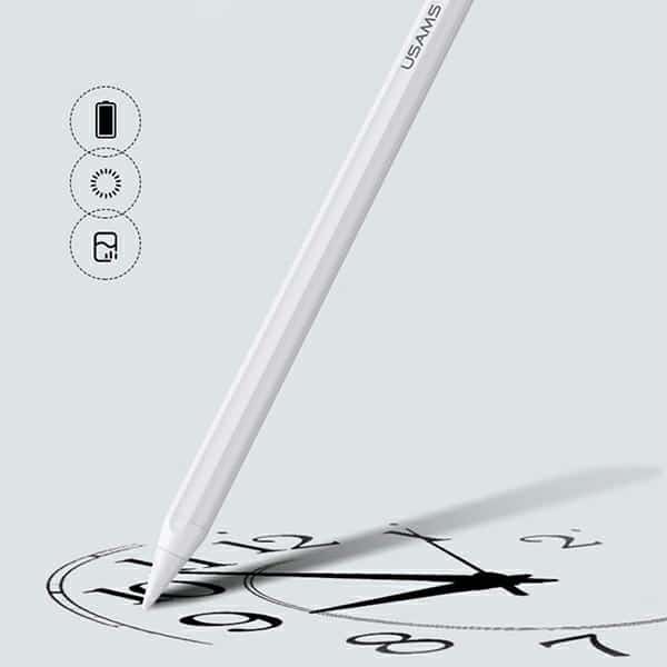 USAMS ενεργός stylus οθόνης αφής για iPad λευκό - Image 2