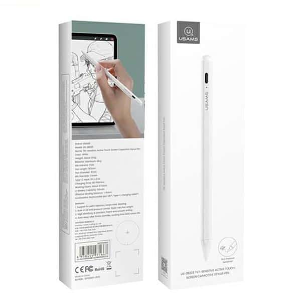 USAMS ενεργός stylus οθόνης αφής για iPad λευκό - Image 5