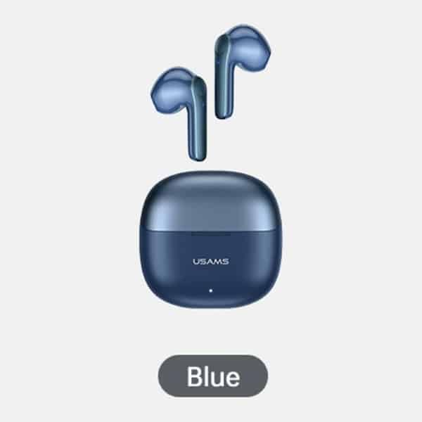 USAMS Ακουστικά Bluetooth 5.1 TWS XH Series Διπλό μικρόφωνο ασύρματα μπλε - Image 11